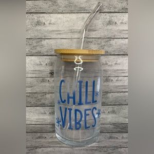 COPY - 16oz Class Can With Temperature Activated Custom Decal ~ Chill Vibes.